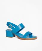 Brooks Brothers Women's Low Ankle-strap Sandals
