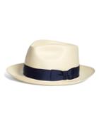 Brooks Brothers Men's Straw Fedora