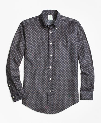Brooks Brothers Milano Fit Printed Multi-paisley Sport Shirt