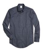 Brooks Brothers Non-iron Milano Fit Micro Plaid Sport Shirt
