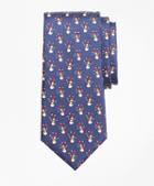Brooks Brothers Snowman Print Tie