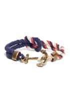 Brooks Brothers Kiel James Patrick Red Navy And White Triton Bracelet