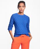 Brooks Brothers Cotton Pointelle Sweater