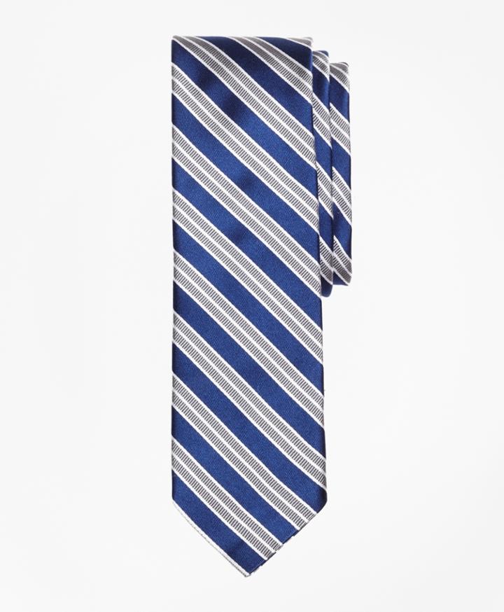 Brooks Brothers Men's Multi-stripe Slim Tie