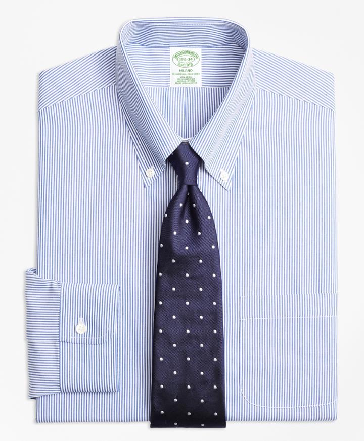 Brooks Brothers Men's Extra Slim Fit Slim-fit Dress Shirt, Non-iron Candy Stripe