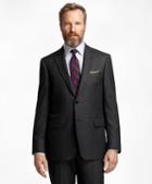 Brooks Brothers Madison Fit Charcoal Bird's-eye 1818 Suit