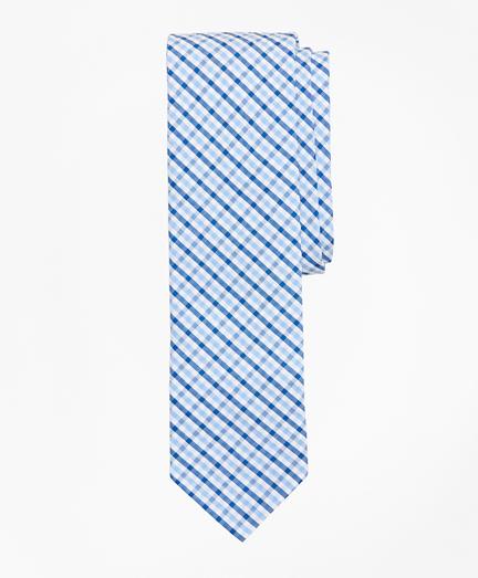 Brooks Brothers Large Gingham Seersucker Tie