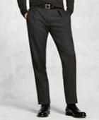 Brooks Brothers Men's Golden Fleece Dark Grey Dress Trousers
