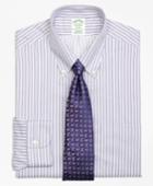 Brooks Brothers Extra Slim Fit Slim-fit Dress Shirt, Non-iron Sidewheeler Stripe