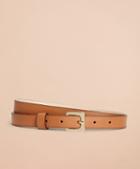 Brooks Brothers Leather Skinny Belt