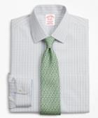 Brooks Brothers Traditional Relaxed-fit Dress Shirt, Non-iron Grid Check