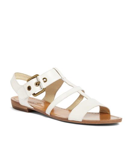 Brooks Brothers Calfskin Gladiator Sandal
