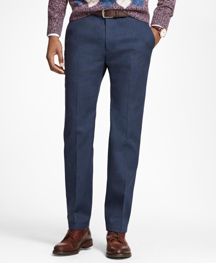 Brooks Brothers Men's Milano Fit Houndstooth Advantage Chinos