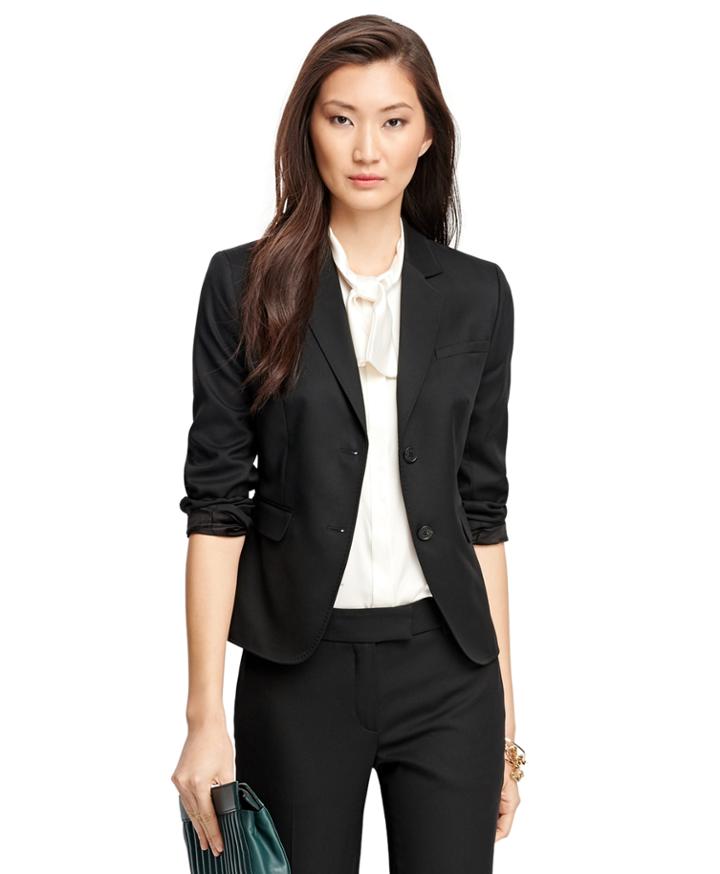 Brooks Brothers Women's Petite Stellita Fit Wool Jacket