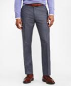 Brooks Brothers Men's Houndscheck Wool Twill Suit Trousers