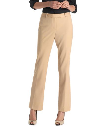 Brooks Brothers Plain-front Caroline Fit Gabardine Trousers