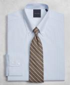 Brooks Brothers Men's Golden Fleece Slim Fitted Dress Shirt, Button-down Collar Twin-check
