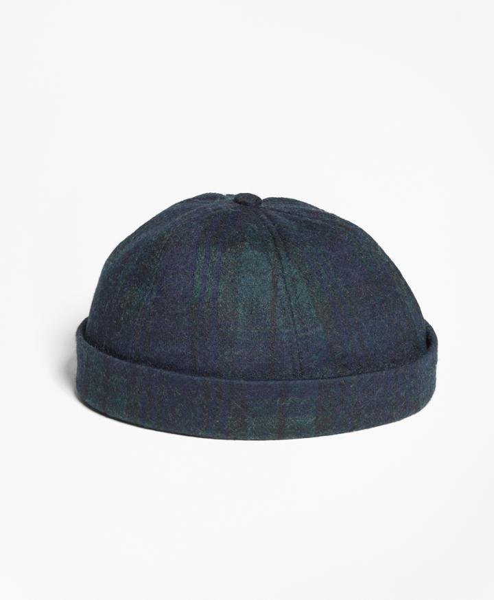 Brooks Brothers Men's Black Watch Tartan Watch Cap