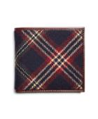 Brooks Brothers Signature Tartan Euro Wallet