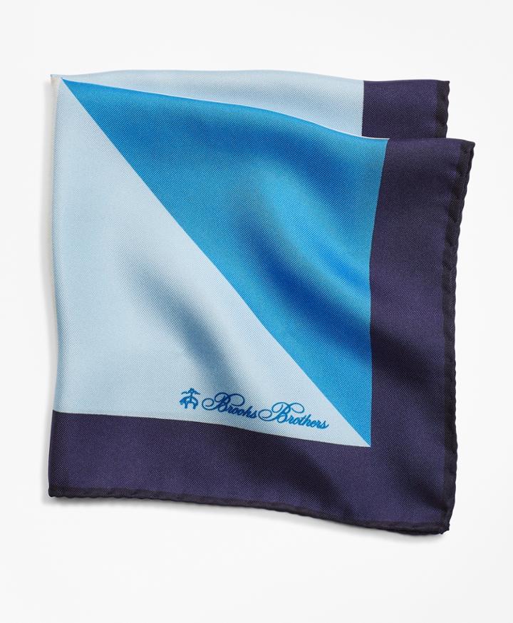 Brooks Brothers Men's Color-block Pocket Square