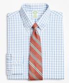 Brooks Brothers Stretch Milano Slim-fit Dress Shirt, Non-iron Outline Windowpane