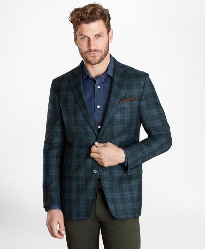 Brooks Brothers Men's Regent Fit Brookscloud Plaid Sport Coat