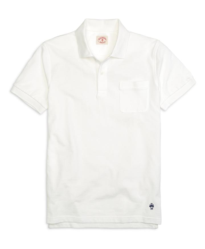 Brooks Brothers Men's Solid Pique Polo Shirt