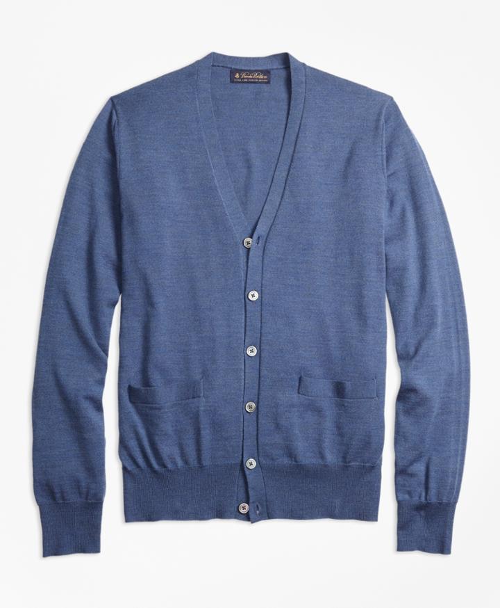 Brooks Brothers Men's Brookstech Merino Wool Button-front Cardigan