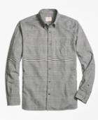 Brooks Brothers Men's Glen Plaid Brushed-cotton Flannel Sport Shirt