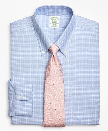 Brooks Brothers Brookscool Milano Slim-fit Dress Shirt, Non-iron Ground Check