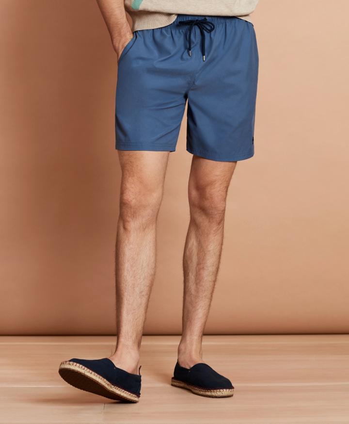 Brooks Brothers Men's Magic Print 6 Swim Trunks