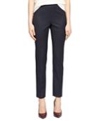 Brooks Brothers Women's Lucia Fit Wool Small Windowpane Trousers