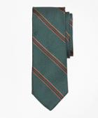 Brooks Brothers Textured Ground Double Framed Stripe Tie