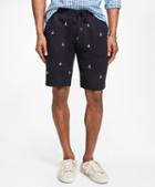 Brooks Brothers Anchor-embroidered French Terry Shorts