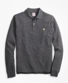 Brooks Brothers Original Fit Supima Long-sleeve Performance Polo Shirt-basic Colors