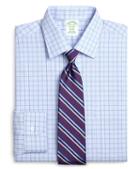 Brooks Brothers Non-iron Milano Fit Glen Plaid Overcheck Dress Shirt
