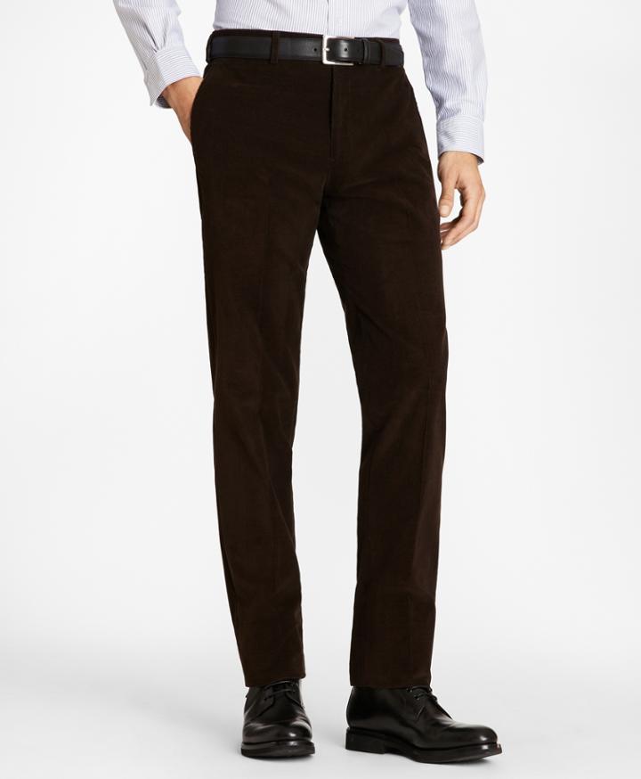 Brooks Brothers Men's Regent Fit Fine Wale Stretch Corduroy Trousers