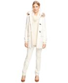 Brooks Brothers Women's Wool Toggle Coat