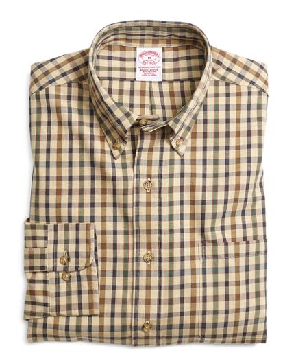Brooks Brothers Brooksflannel Regular Fit Bold Check Sport Shirt