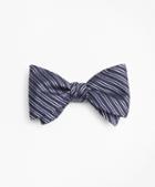 Brooks Brothers Textured Split Stripe Bow Tie
