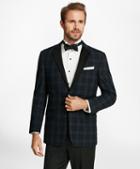 Brooks Brothers Regent Fit Plaid Seersucker Tuxedo Jacket