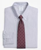 Brooks Brothers Men's Original Polo Button-down Oxford Slim Fitted Dress Shirt, Candy Stripe