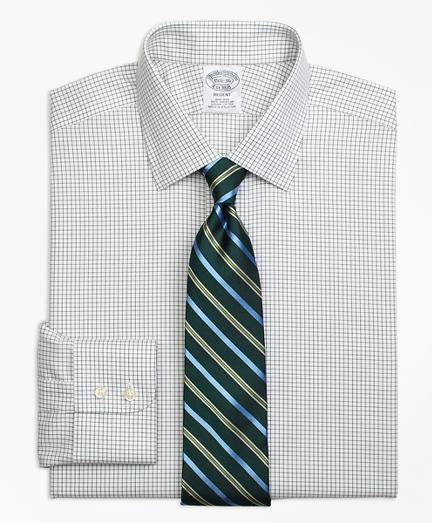 Brooks Brothers Non-iron Regent Fit Small Windowpane Dress Shirt
