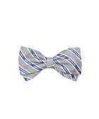Brooks Brothers Stripe Pre-tied Bow Tie