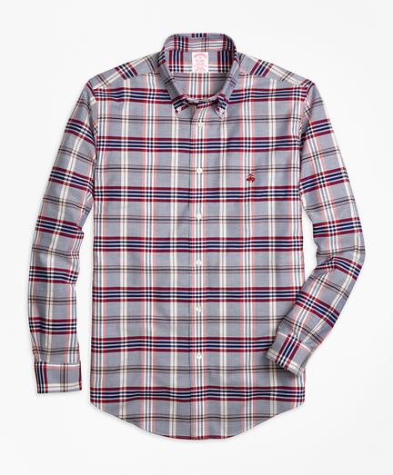 Brooks Brothers Non-iron Madison Fit Tartan Sport Shirt