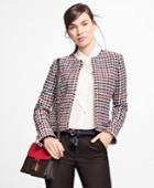 Brooks Brothers Women's Wool-blend Houndstooth Jacket