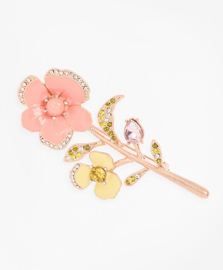 Brooks Brothers Women's Pansy Floral Brooch