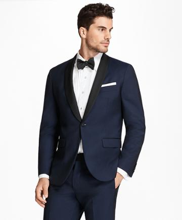 Brooks Brothers Milano Fit Shawl Collar Navy Tuxedo