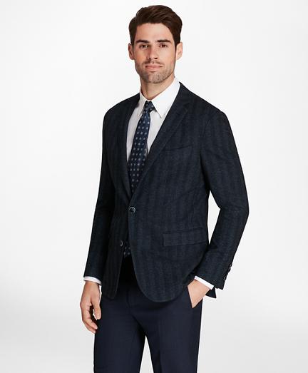 Brooks Brothers Regent Fit Herringbone Knit Sport Coat