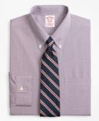 Brooks Brothers Men's Stretch Regular Fit Classic-fit Dress Shirt, Non-iron Micro-check